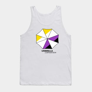 Non-Binary Pride Umbrella Corp Tank Top